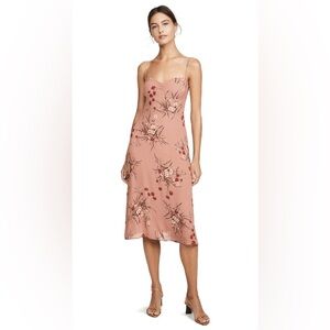 Reformation Odele Dress in Queen Pink Floral Size 6